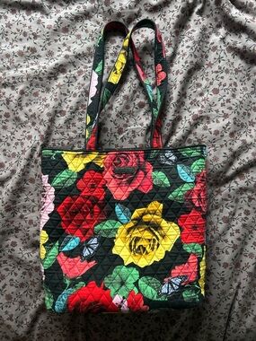 Vera Bradley “Havana Rose” Quilted Floral Tote Bag